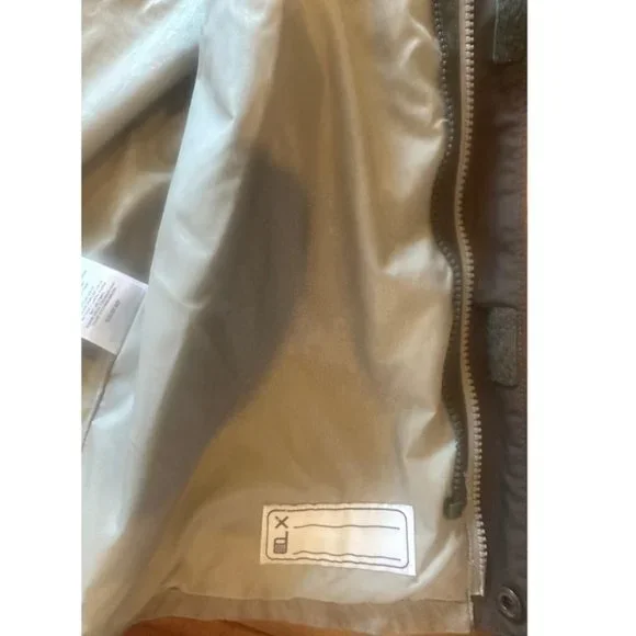 Columbia Core Interchange Gray/Gold youth 8 Lined Jacket RN69724 CA05367